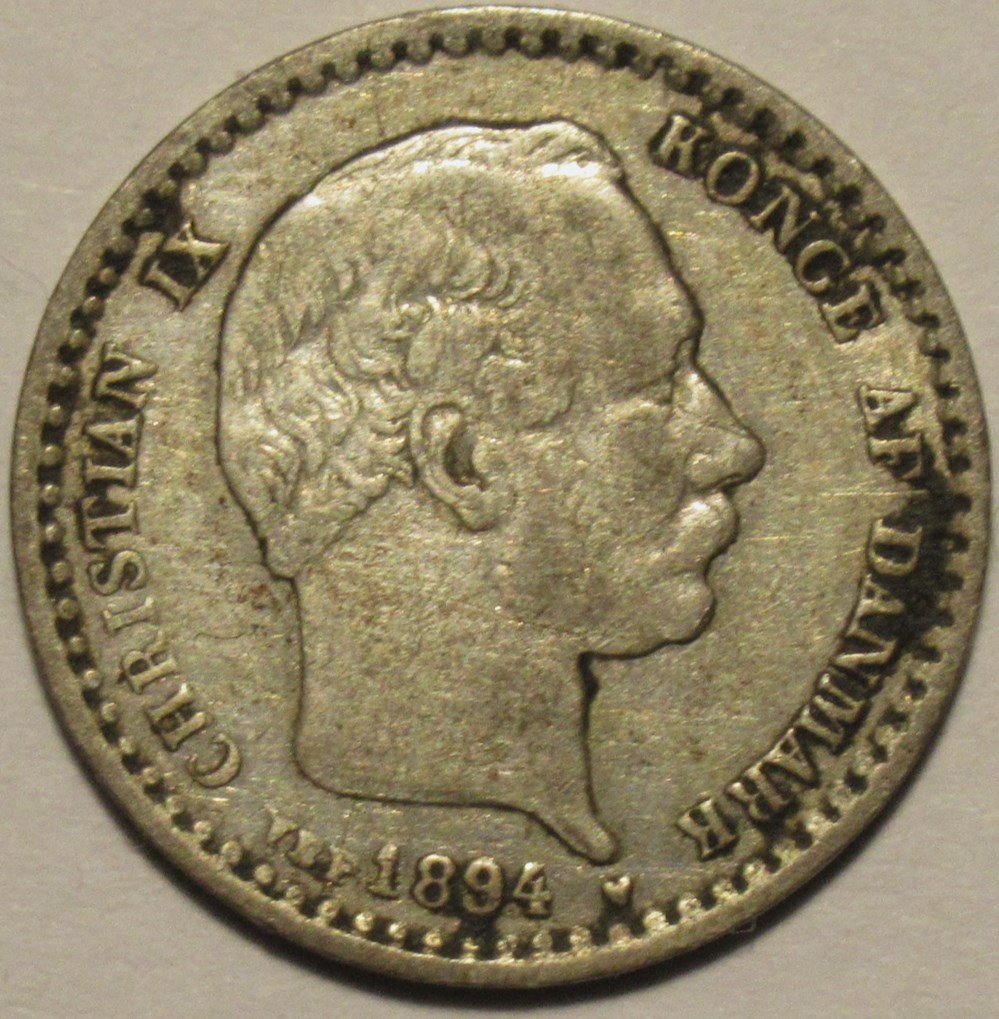monnaies monde danemark christian ix denmark 10 re 1894