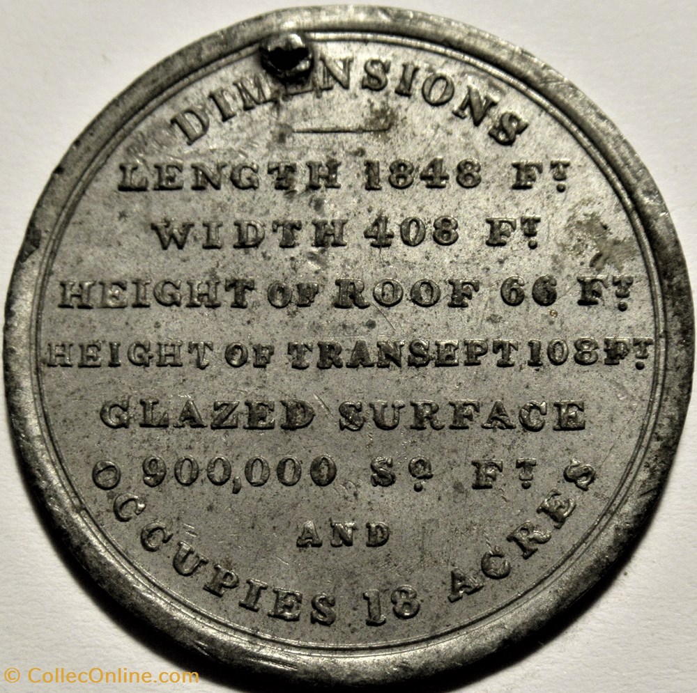Victoria - 1851 Medal of the Crystal Palace Exhibition, UK 3 medailles royaume uni victoria 1851 medal of the crystal palace exhibition uk