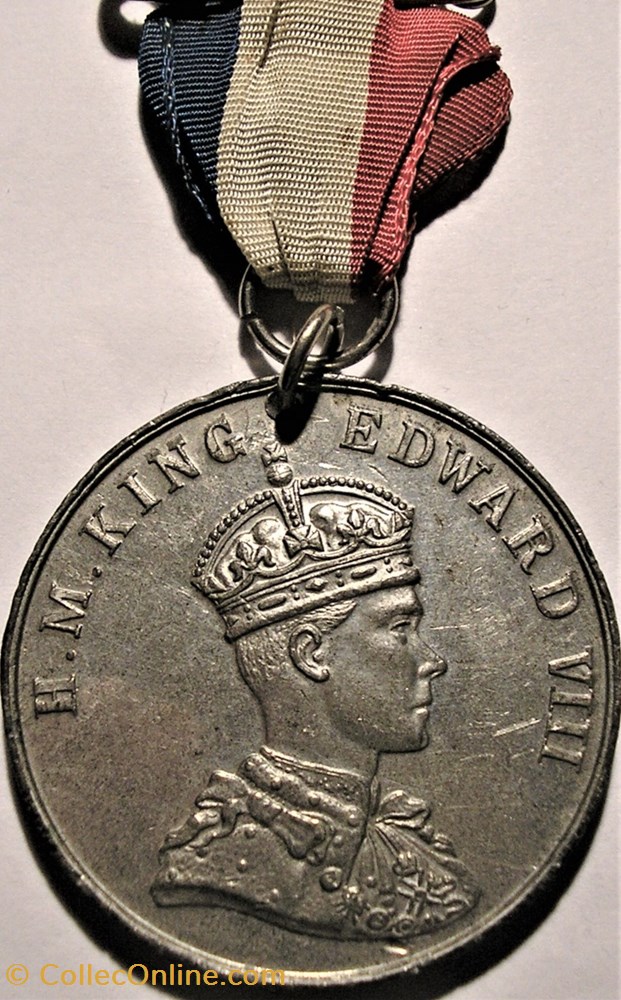 Edward VIII - Coronation Medal 1937 at Westminster Abbey, UK (ex.3) 4 medaille royaume uni edward viii coronation medal 1937 at westminster abbey uk ex 3