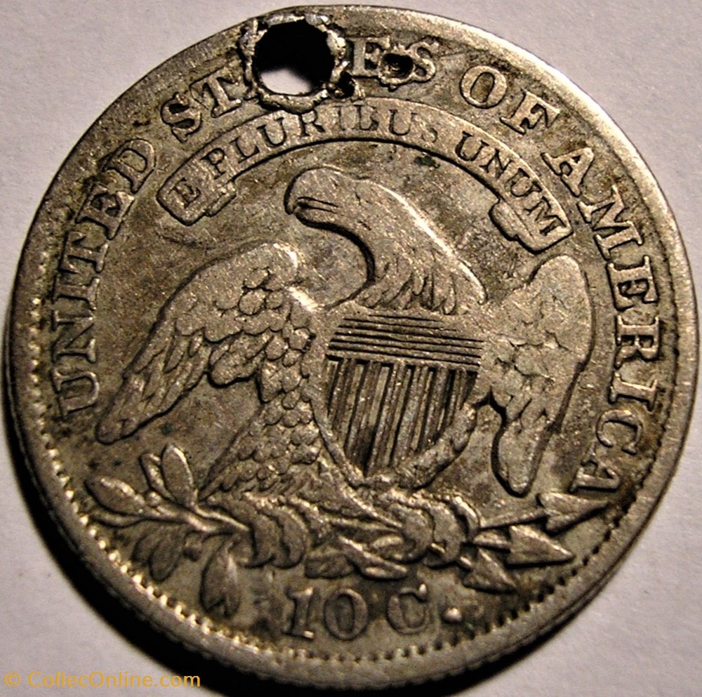 monnaie monde etat uni 1833 dime 10 cents ex 2
