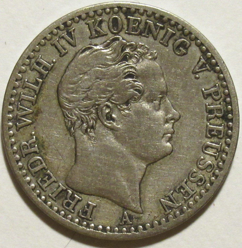 Friedrich Wilhelm IV - 1/6 Thaler 1849 Berlin, Kingdom of Prussia monnaies europe medievale saint empire romain germanique friedrich wilhelm iv 1 6 thaler 1849 berlin kingdom of prussia