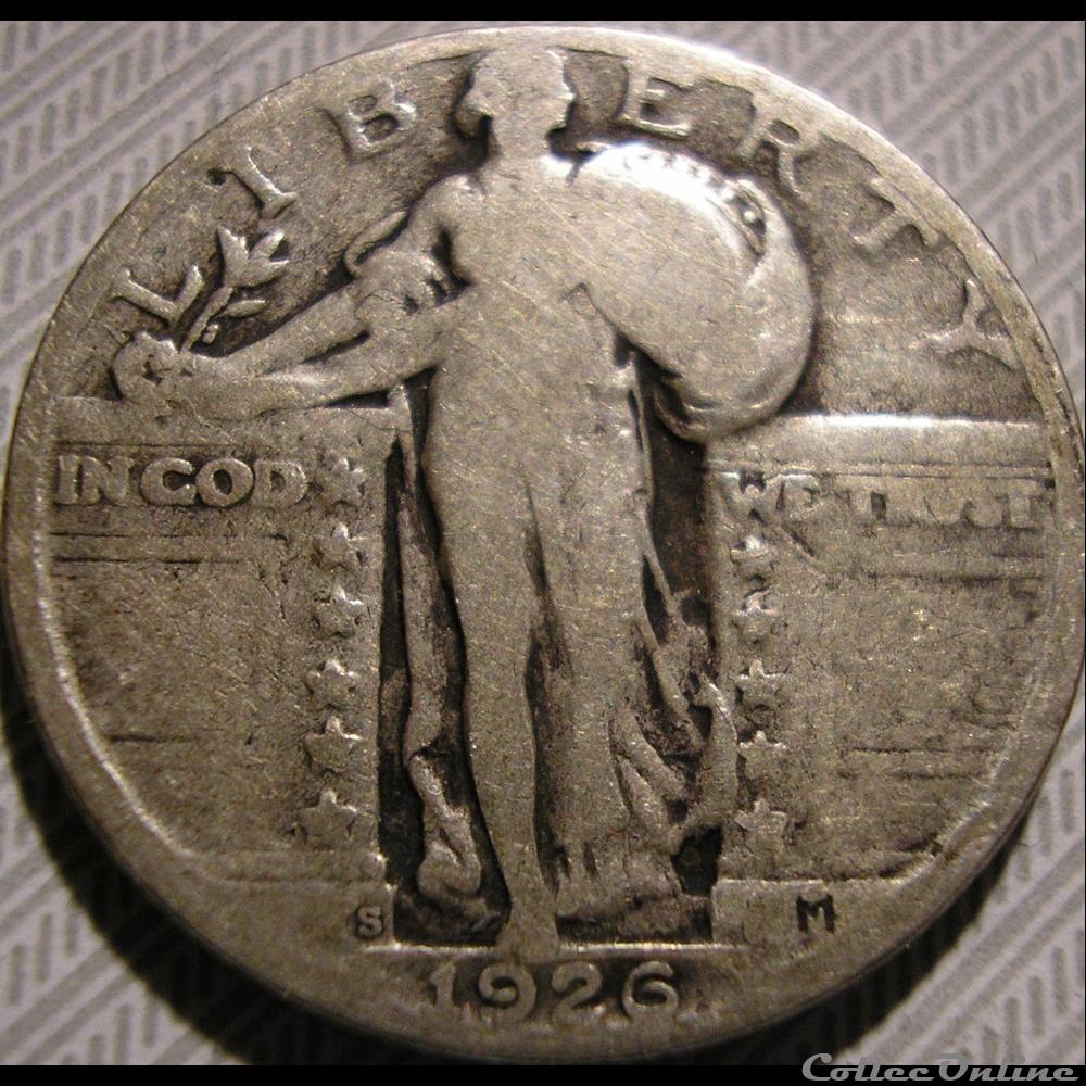 1926 San Francisco Quarter Dollar 3 monnaie monde etat uni 1926 san francisco quarter dollar