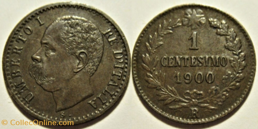 monnaies monde italie 1900 regno italia centesimo roma umberto i