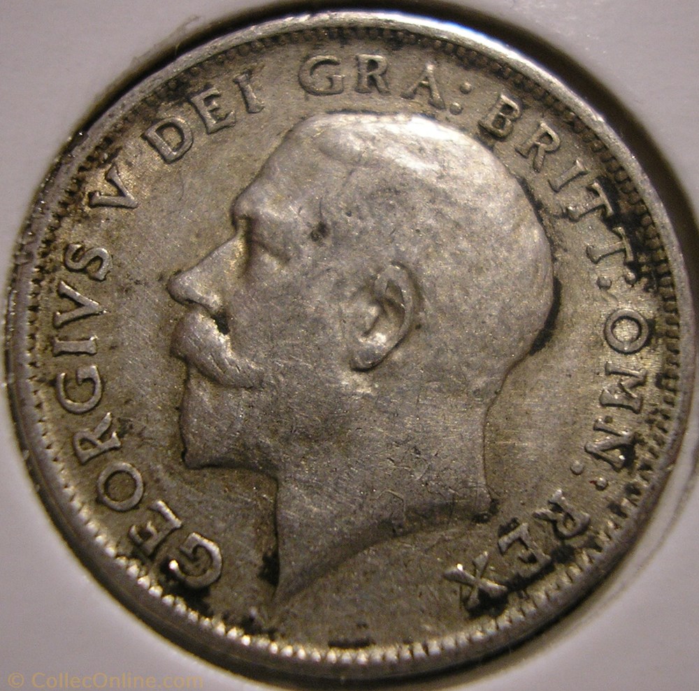 George V - 6 Pence 1918 - Great Britain 2 monnaie monde royaume uni george v 6 pence 1918 great britain