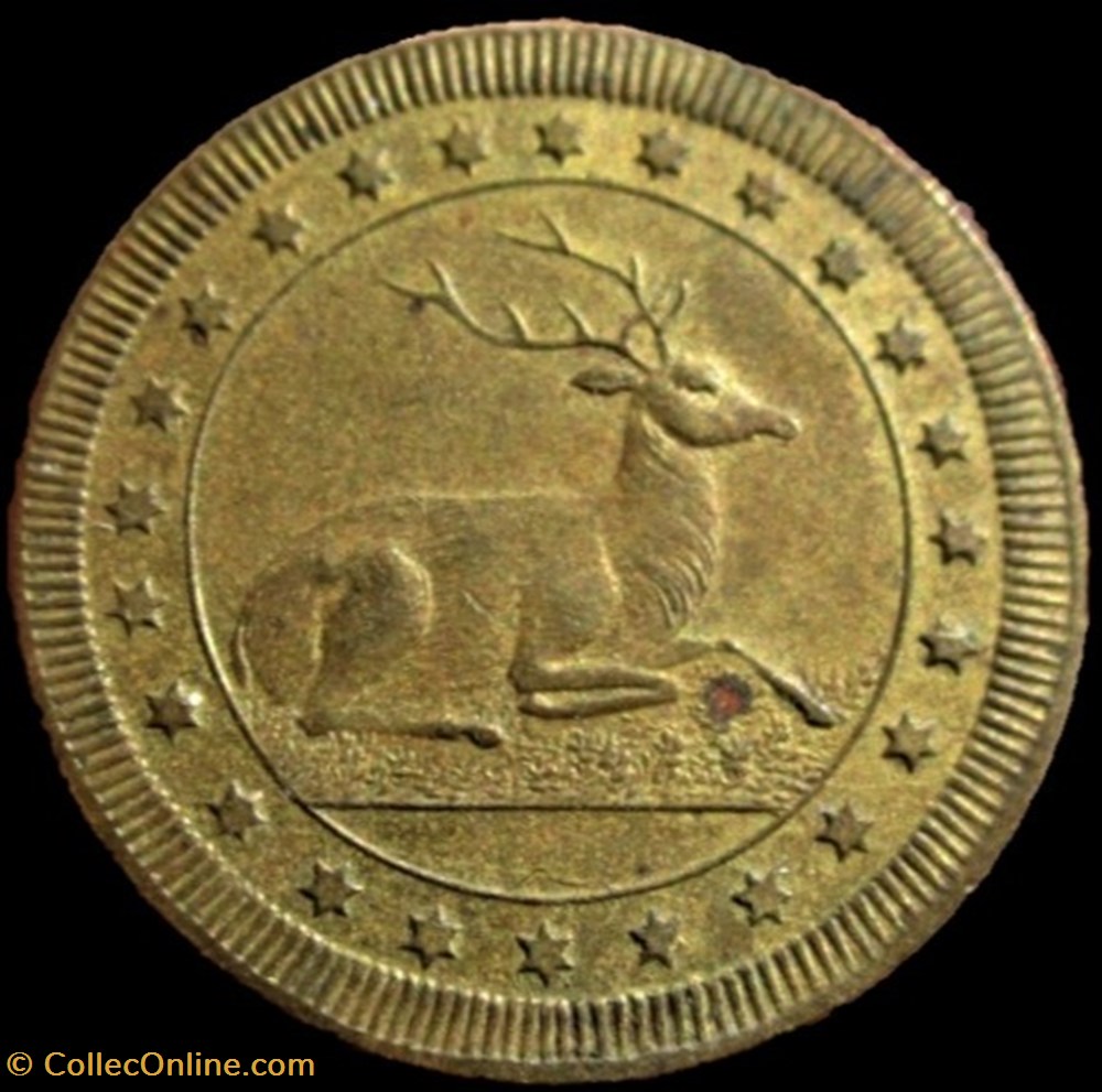 Spiel Marke, Token 19th. monnaies paranumismatique jetons poids spiel marke token 19th