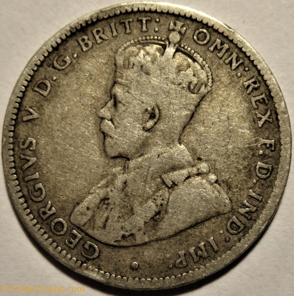 monnaies monde australie george v one shilling 1922 melbourne australia