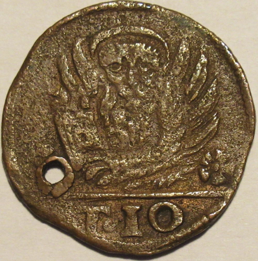 10 Tornesi / 2-1/2 Soldini c.1611 Crete - Republic of Venice monnaies europe medievale a republique de venise 10 tornesi 2 1 2 soldini c 1611 crete republic of venice