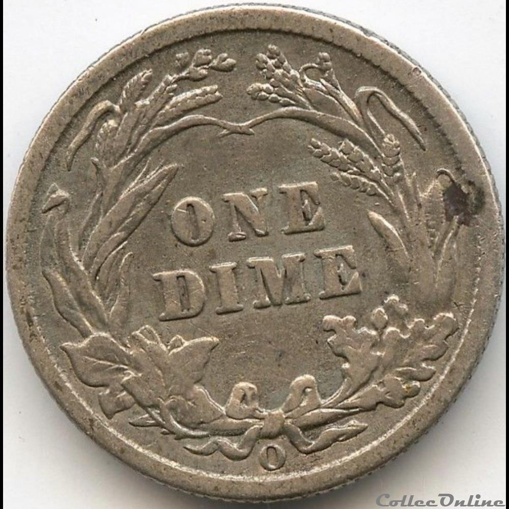 1909 New Orleans Dime monnaies monde etats unis 1909 new orleans dime