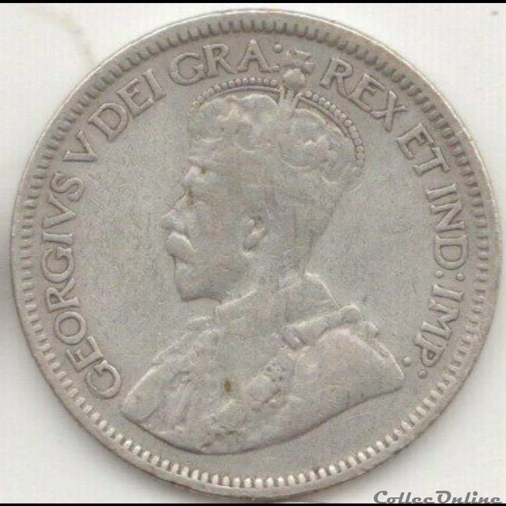 George V - 10 Cents 1936 monnaies monde canada george v 10 cents 1936