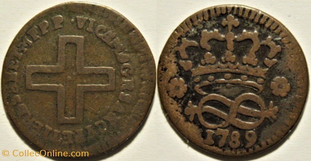 1789 Royaume de Sardaigne, 2 Denari - Victor-Amédée III de Savoie monnaies monde italie 1789 royaume de sardaigne 2 denari victor amedee iii de savoie
