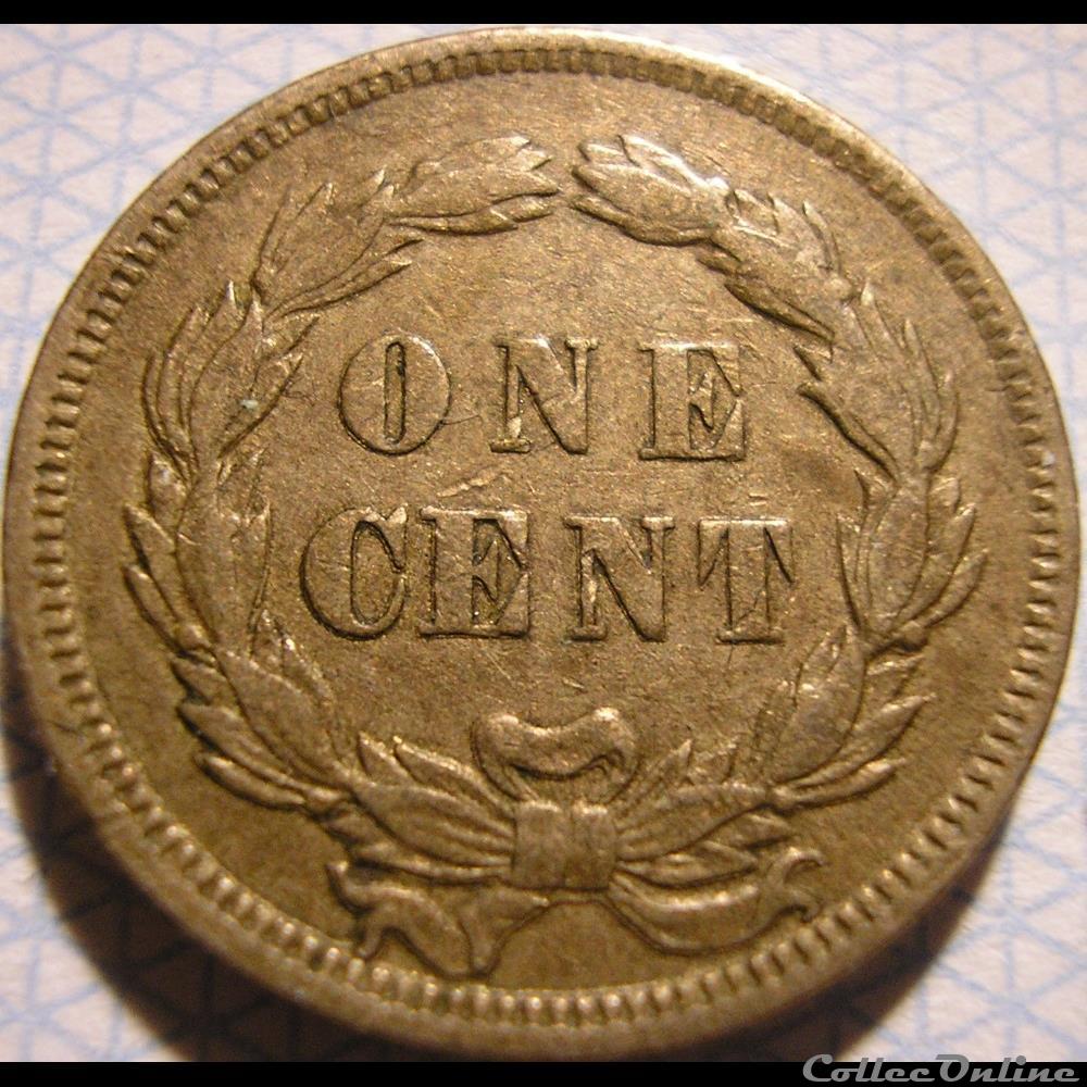 1859 One Cent - Doubling Error 2 monnaies monde etats unis 1859 one cent doubling error