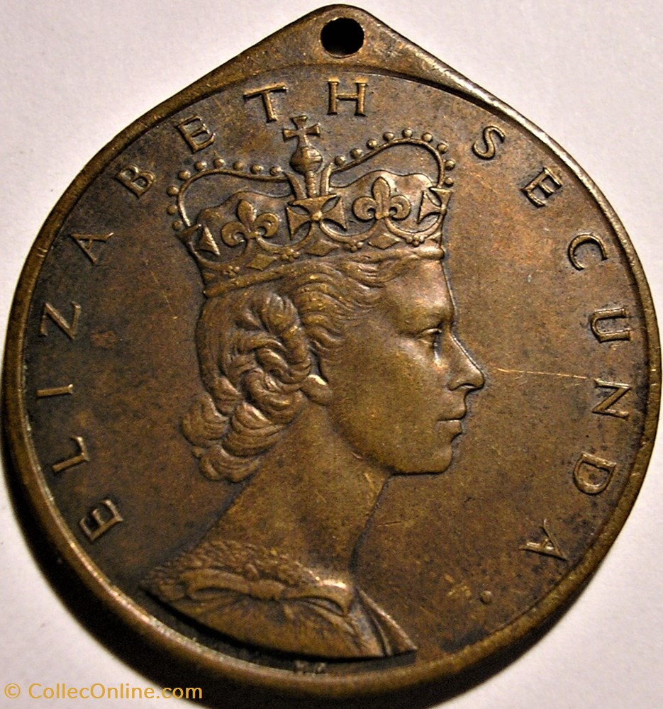 medaille canadum elizabeth ii medallion 1953 coronation south africa