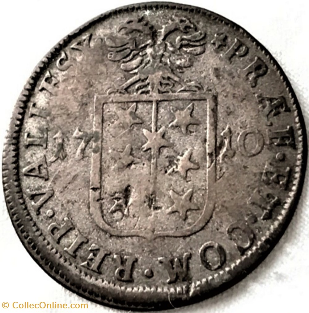 monnaies monde suisse schwytz 1 batzen 1710 bishopric of sion