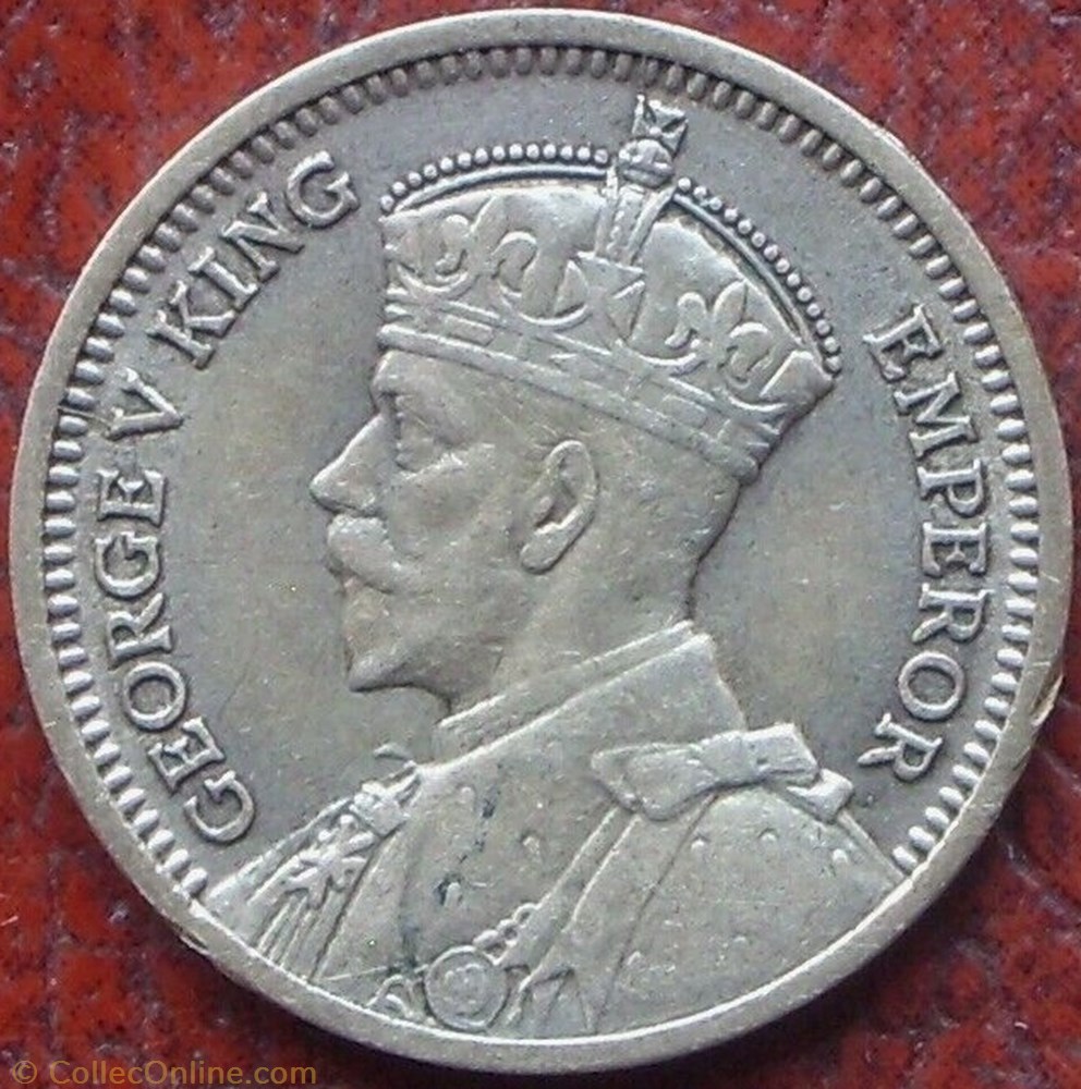 George V - 3 Pence 1934 - New Zealand monnaies monde nouvelle zelande george v 3 pence 1934 new zealand