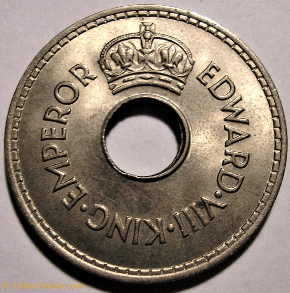 Edward VIII - One Penny 1936 - Fiji monnaie monde ile fidji edward viii one penny 1936 fiji