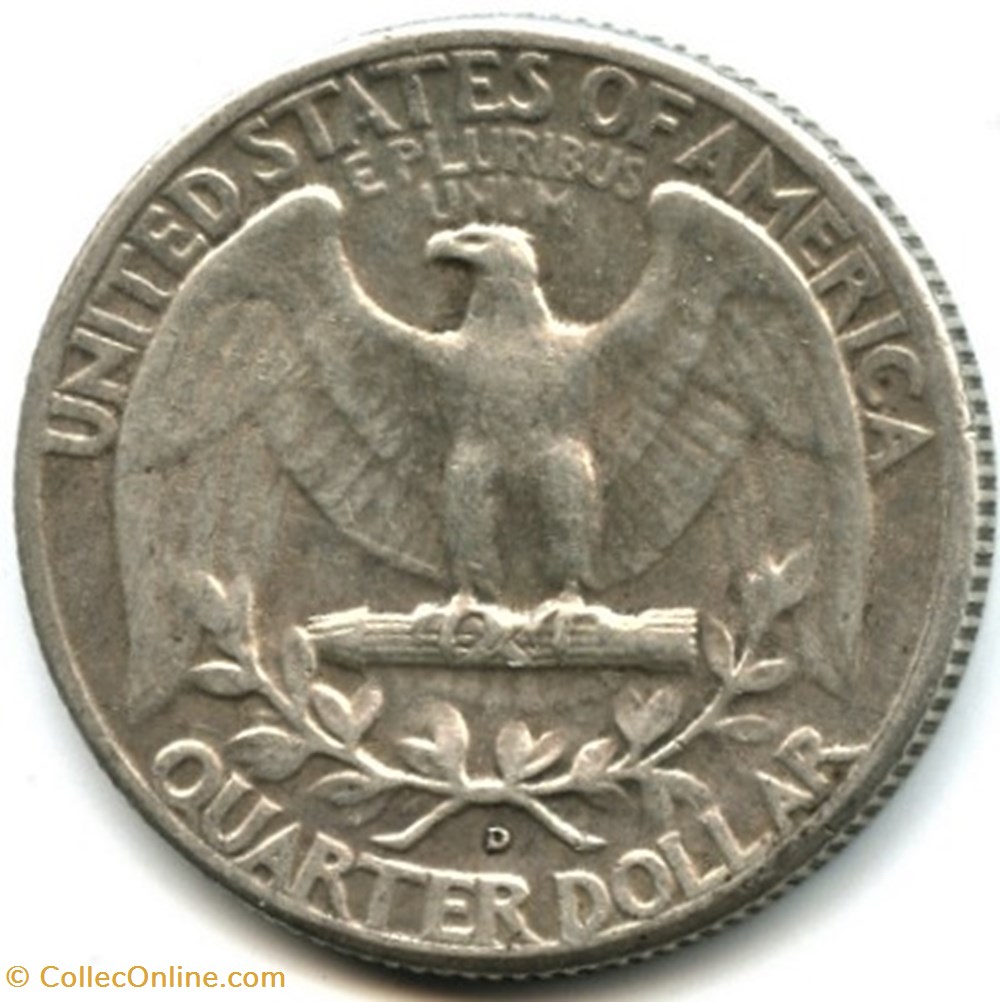 monnaies monde etats unis 1947 denver quarter dollar