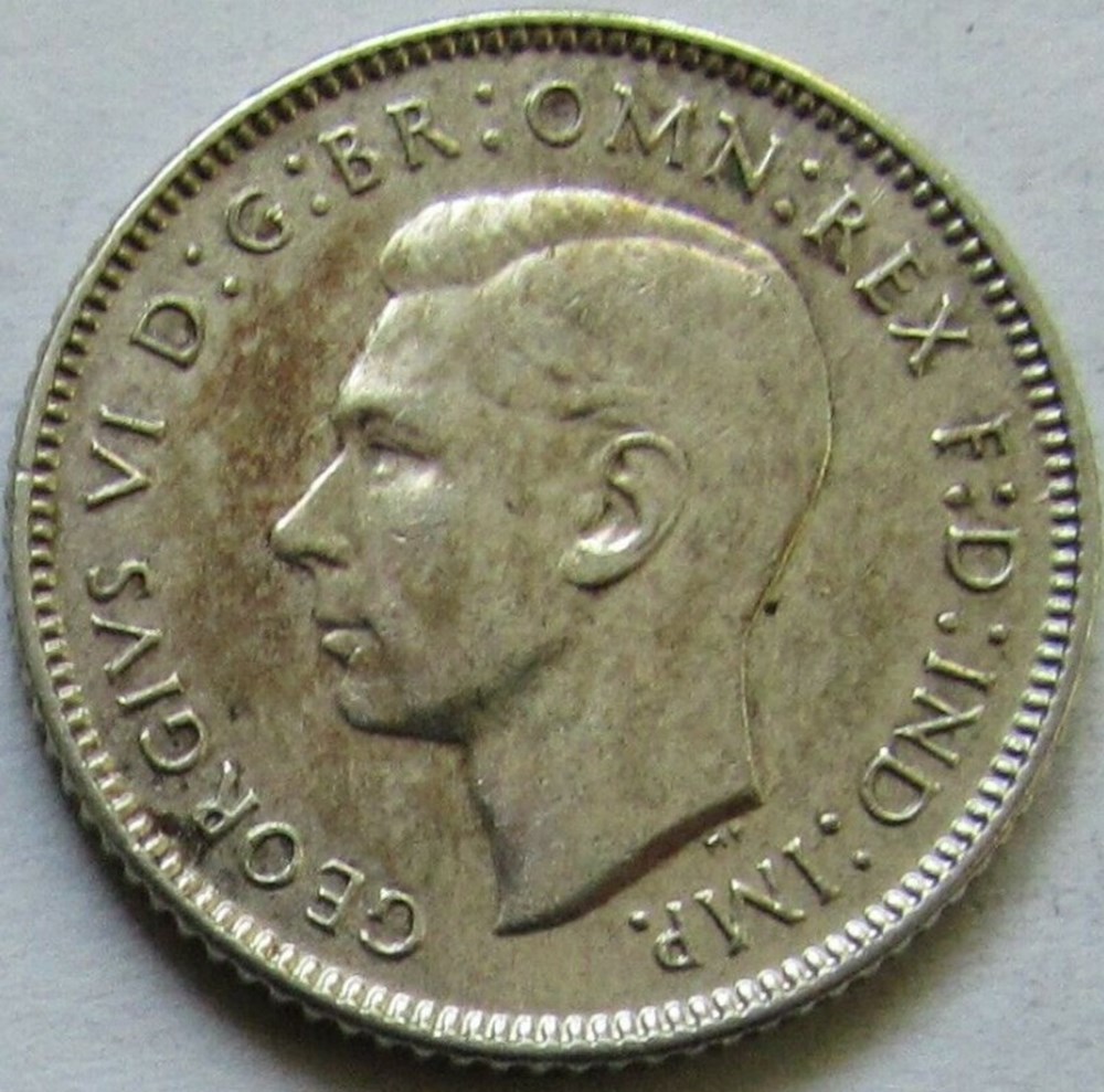 monnaies monde australie george vi 6 pence 1942 d australia
