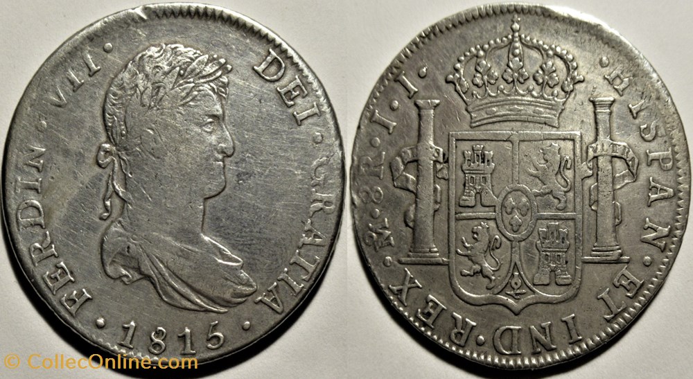 1815 México - 8 Reales - Fernando VII de España - Coins - World