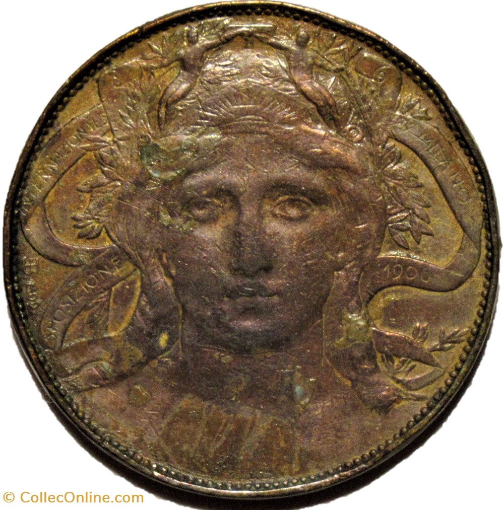 medailles italie 1906 internazionale esposizione di milano 20 centesimi