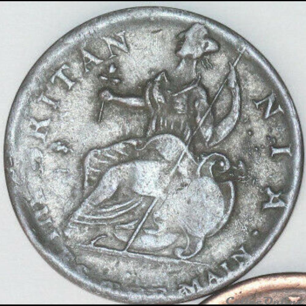ca. 1771-97 Edward Pellew - HalfPenny, No Regal 5 monnaie monde royaume uni ca 1771 97 edward pellew halfpenny no regal
