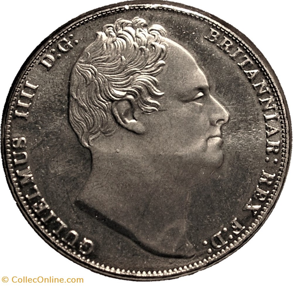 1830 Ceylon Retro Pattern Proof Crown 4 Rix Dollars Bronzed Copper William IV 