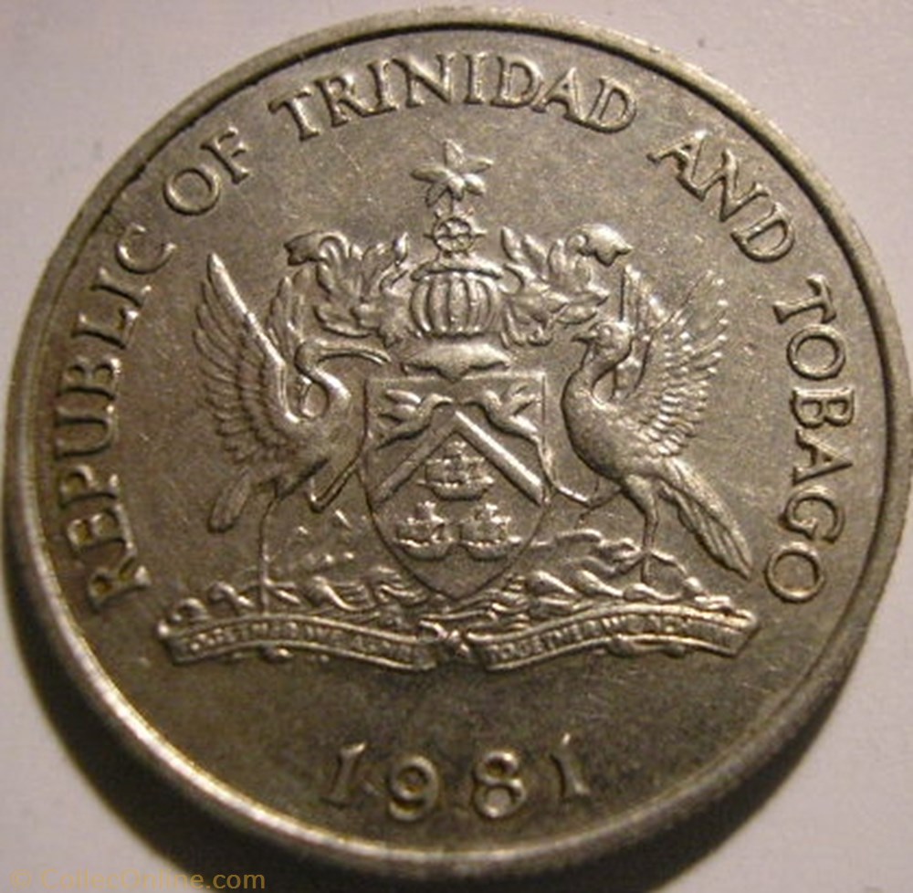 Trinitad & Tobago - 25 Cents 1981 monnaie monde trinite et trinitad tobago 25 cents 1981
