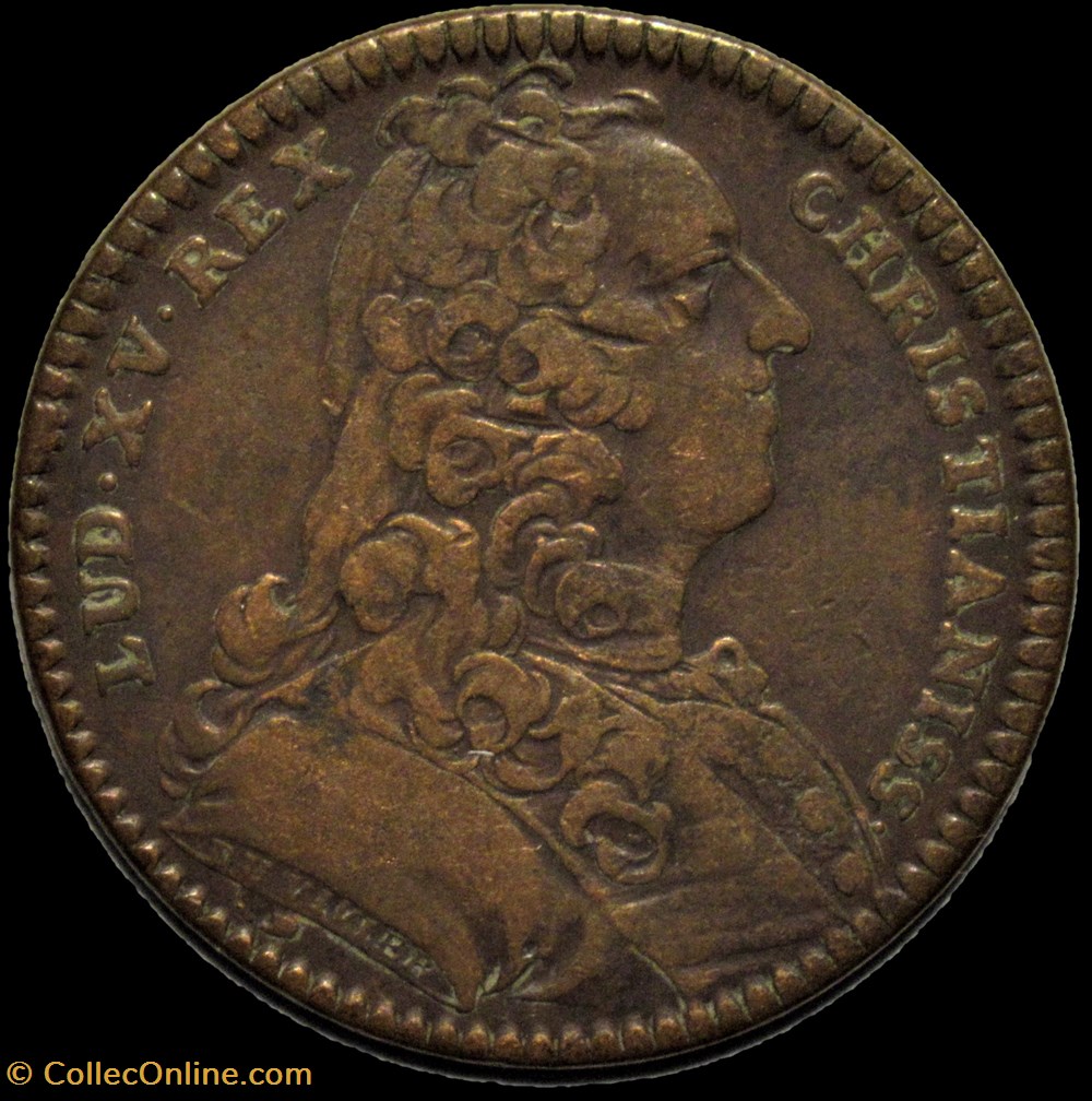 monnaies paranumismatique jetons poids louis xv 1739 jeton du tresor royal