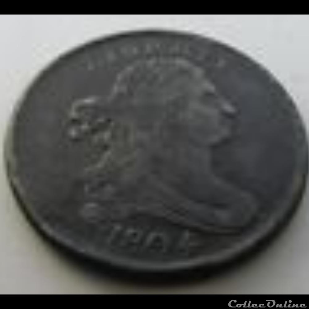 1804 Half Cent Draped Bust monnaie monde etat uni 1804 half cent draped bust