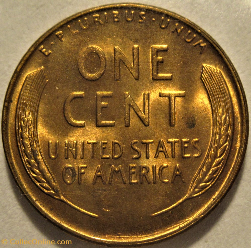 1952 S One Cent (ex.2) monnaies monde etats unis 1952 s one cent ex 2