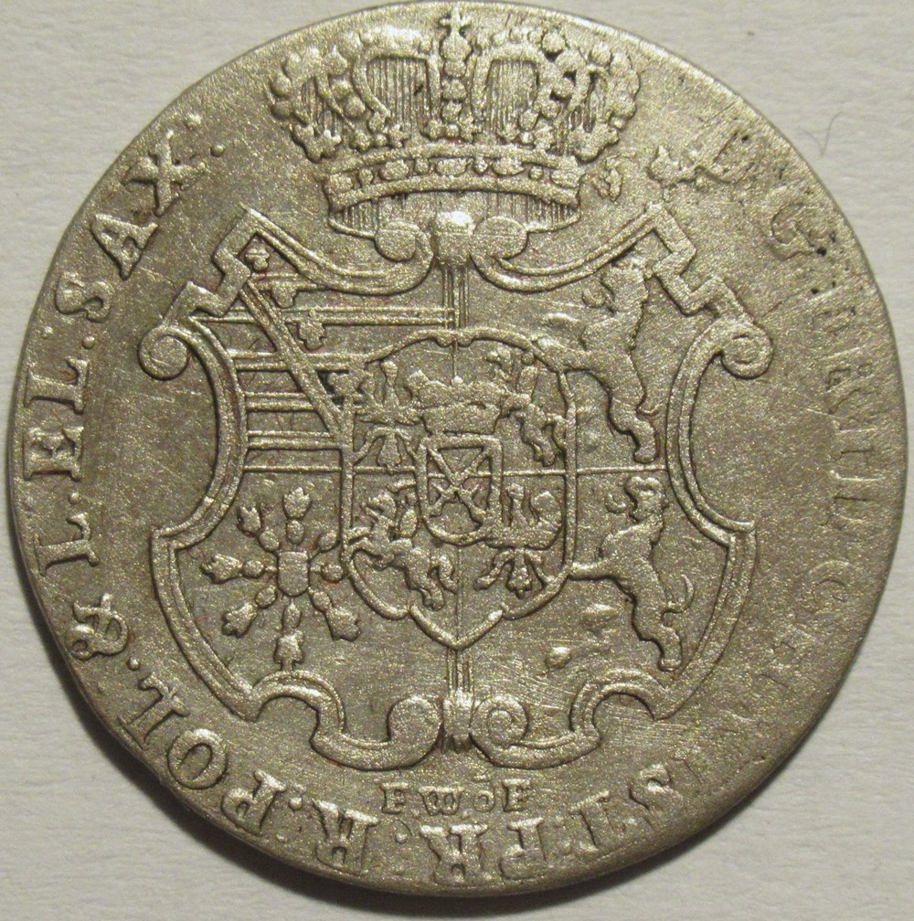 Friedrich Christian I - 1/12 Thaler 1763 Dresden, Electorate of Saxony monnaies europe medievale saint empire romain germanique friedrich christian i 1 12 thaler 1763 dresden electorate of saxony