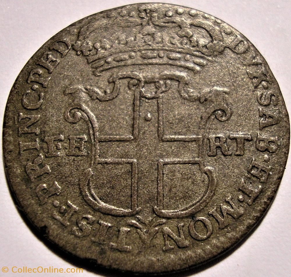 1747 Regno di Sardegna - 5 Soldi - Carlo Emanuele III 2 monnaies monde italie 1747 regno di sardegna 5 soldi carlo emanuele iii