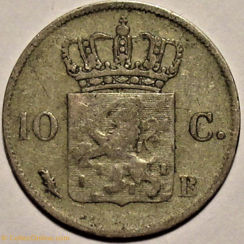Willem I of Nederland - 10 Cents 1825 Brussels monnaies monde pays bas willem i of nederland 10 cents 1825 brussels