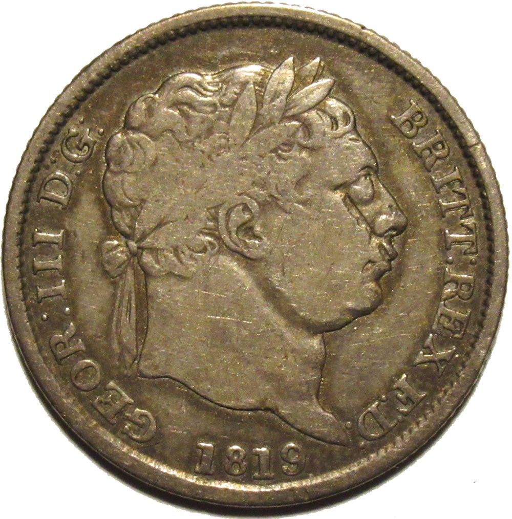George III - 1 Shilling 1819 - United Kingdom of Great Britain monnaies monde royaume george iii 1 shilling 1819 united kingdom of great britain