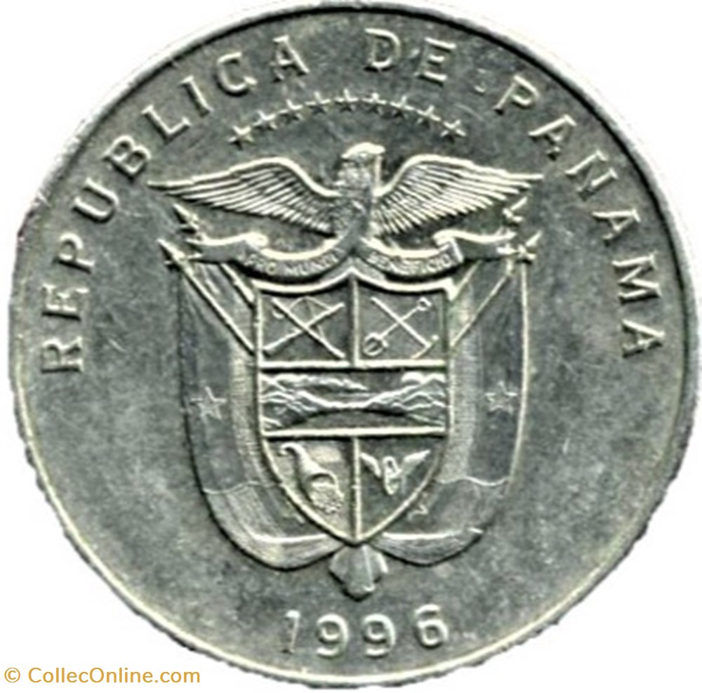 Panama - 5 Centésimos de Balboa, 1996 monnaies monde panama 5 centesimos de balboa 1996