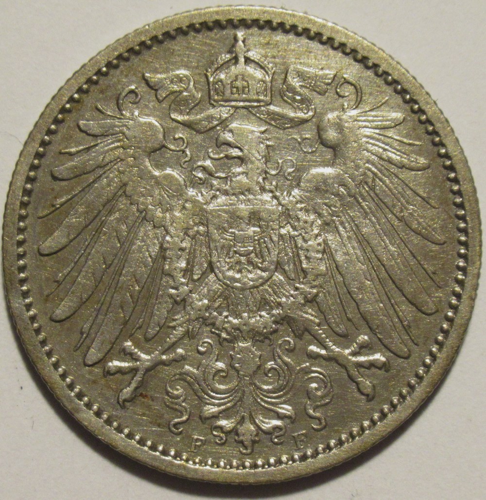 monnaies monde allemagne wilhelm ii 1 mark 1899 stuttgart german empire