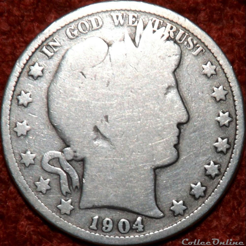 1904 New Orleans Half $ monnaie monde etat uni 1904 new orleans half