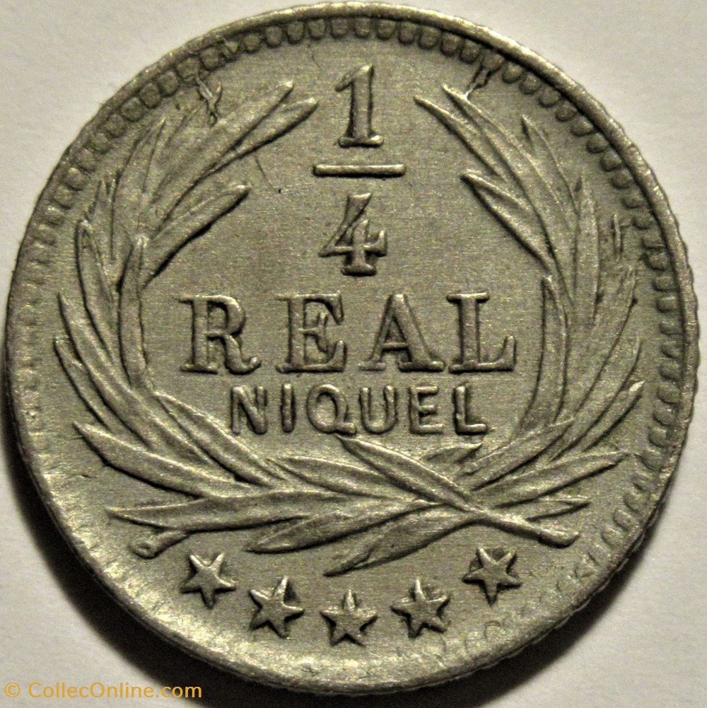 Guatemala - ¼ Real 1900 H monnaies monde guatemala real 1900 h