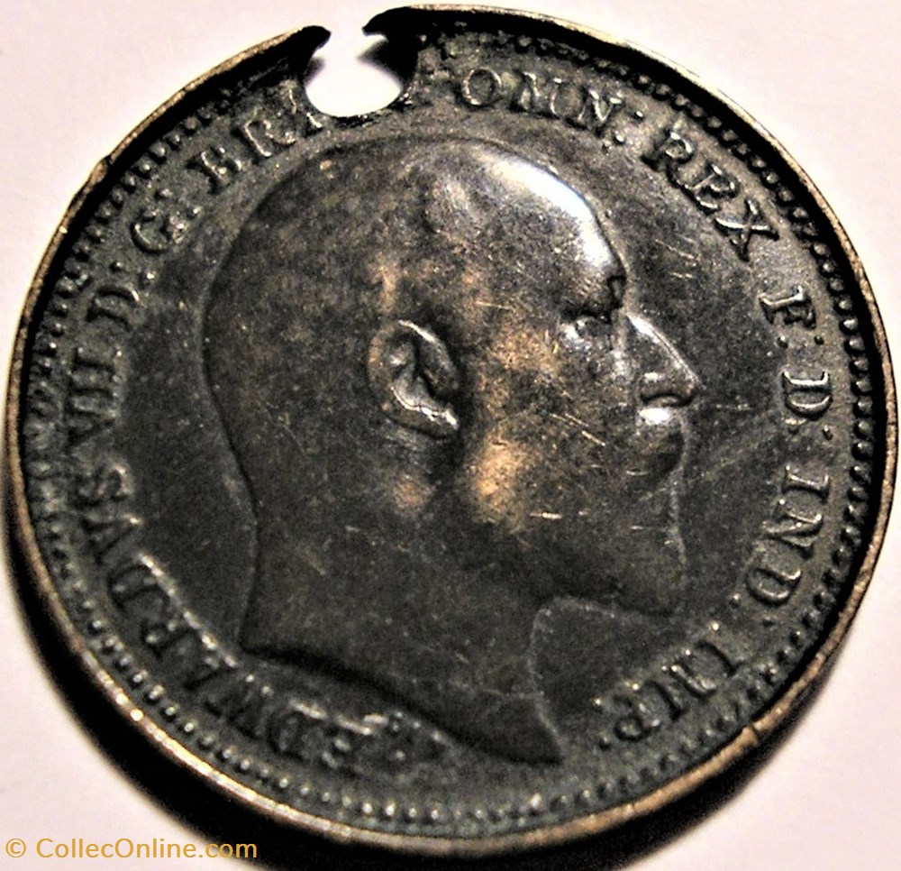 Edward VII - 1/3 Farthing 1902 - Great Britain, Colonial issue. (ex.2) monnaie monde royaume uni edward vii 1 3 farthing 1902 great britain colonial issue ex 2
