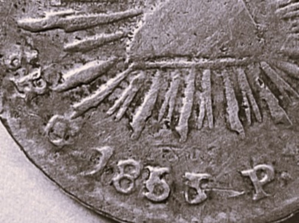 México - 1/2 Real 1863/55 Overdate monnaies monde mexique mexico 1 2 real 1863 55 overdate