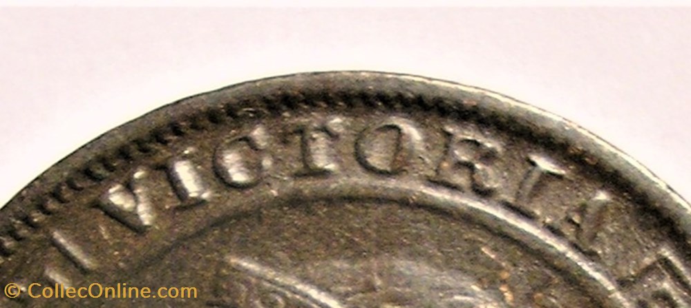 monnaies monde sri lanka victoria one cent 1870 ceylon error