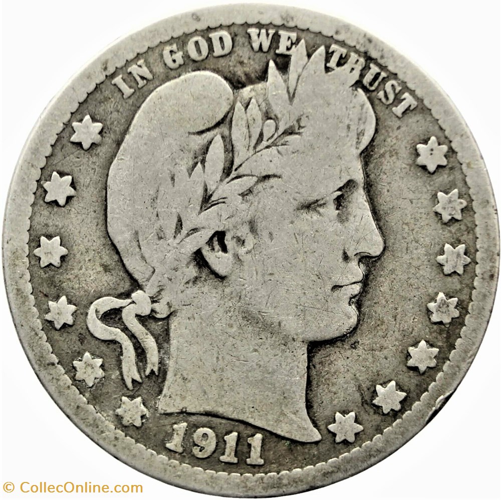 1911 Denver Quarter $ - Coins - World - United States - Quarters