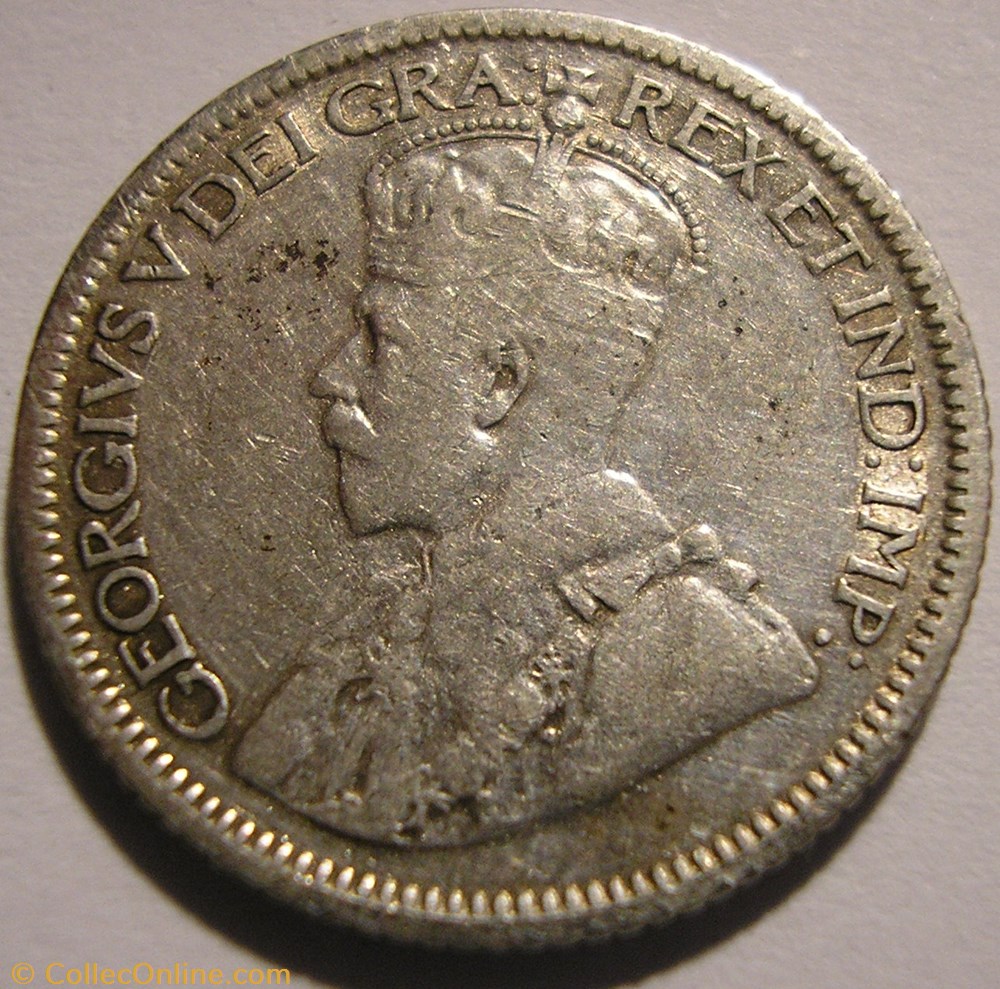 George V - 10 Cents 1931 monnaies monde canada george v 10 cents 1931