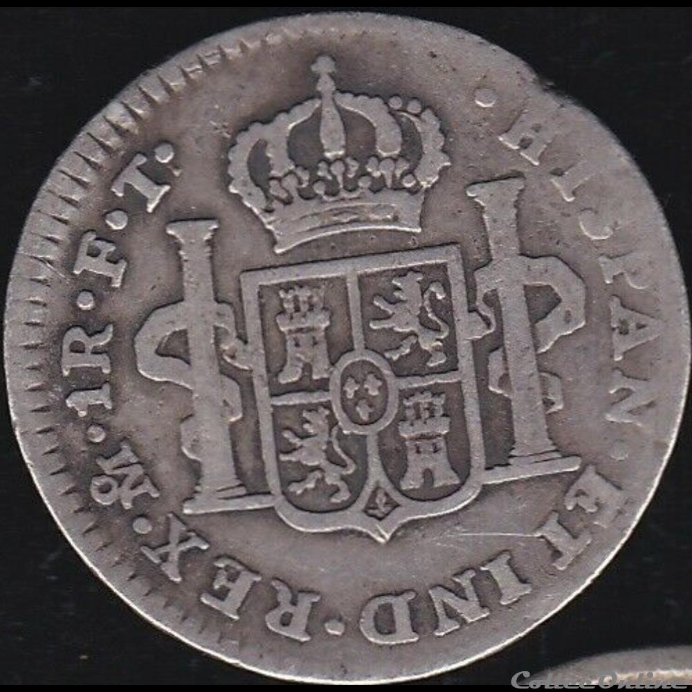 monnaie monde mexique mexico 1 real 1802 mexico carlos iv de espana