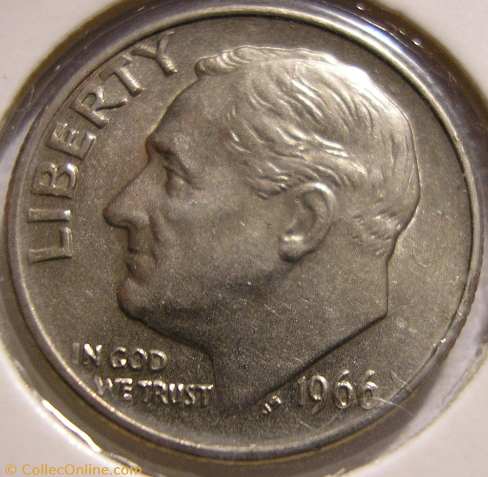 1966 Dime monnaies monde etats unis 1966 dime