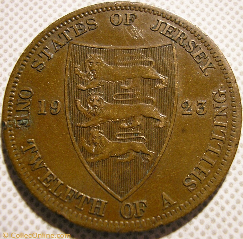 George V - 1/12 Shilling 1923 - Jersey monnaies monde george v 1 12 shilling 1923 jersey