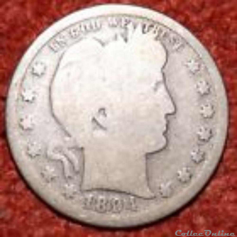 1894 San Francisco Quarter $ monnaie monde etat uni 1894 san francisco quarter