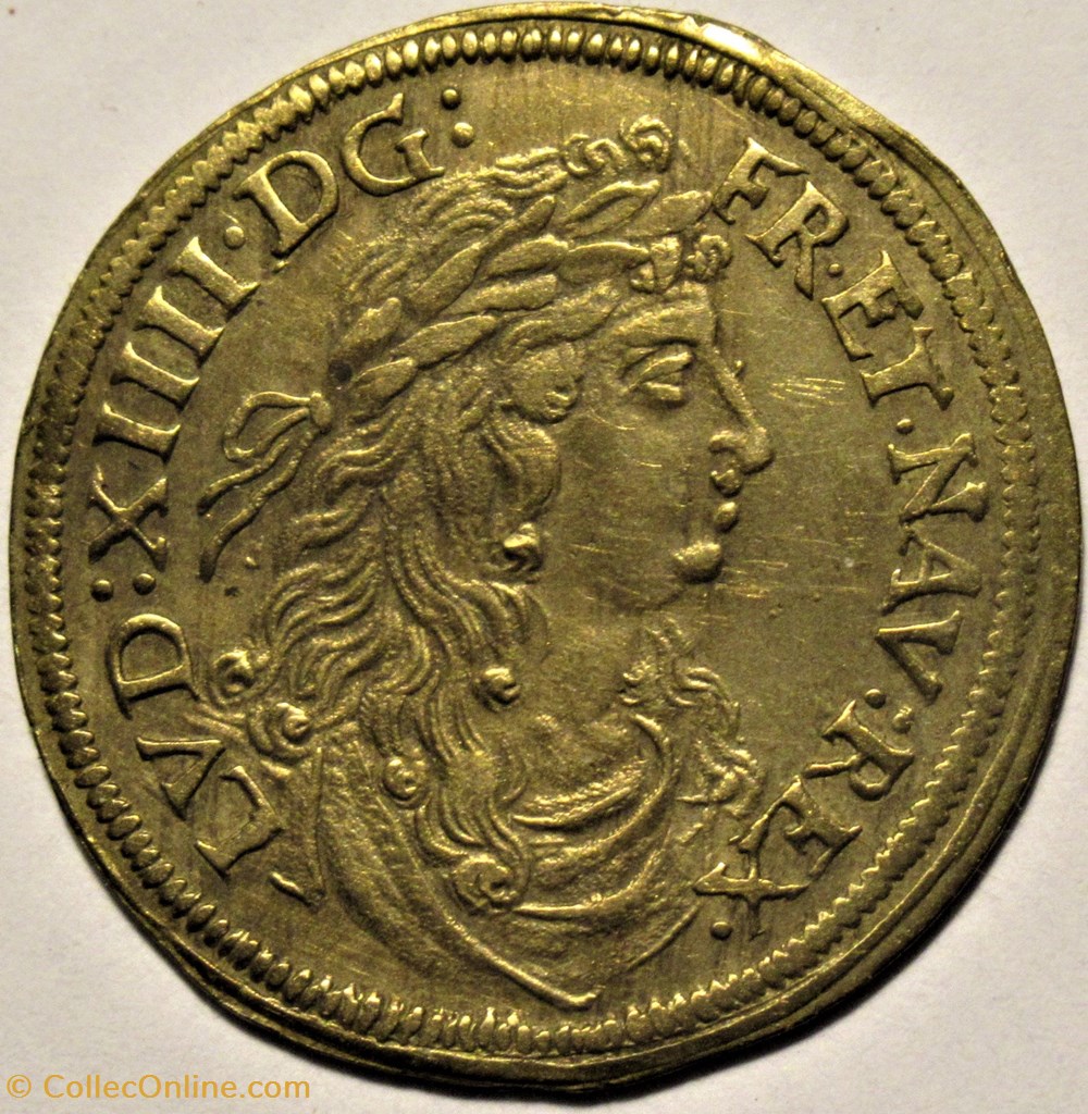 Louis XIV - c.1660, Jeton Rechenpfennig par Cornelius Lauffer monnaies paranumismatique jetons poids louis xiv c 1660 jeton rechenpfennig par cornelius lauffer
