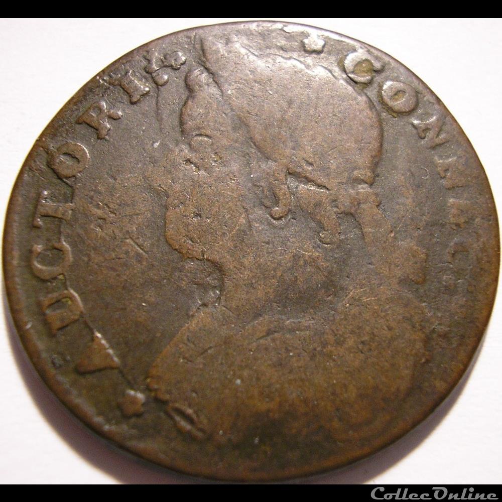 1787 Connecticut Half Penny - Draped Bust Left monnaies monde etats unis 1787 connecticut half penny draped bust left