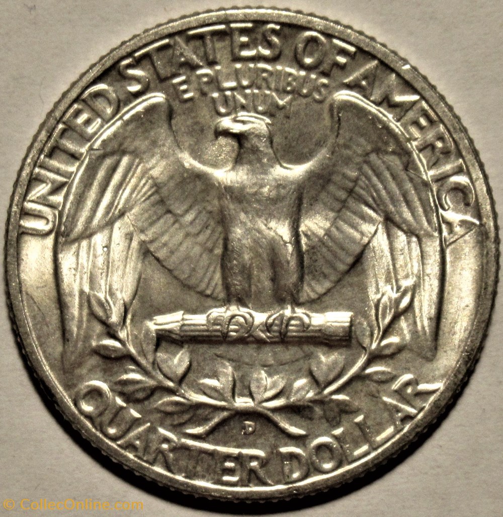 monnaies monde etats unis 1952 denver quarter dollar