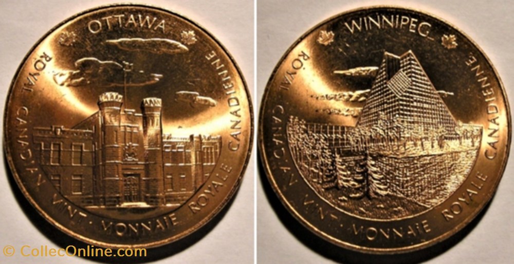 Royal Canadian Medal/Token - Winnipeg & Ottawa Mints monnaies jetons mereaux royal canadian medal token winnipeg ottawa mints